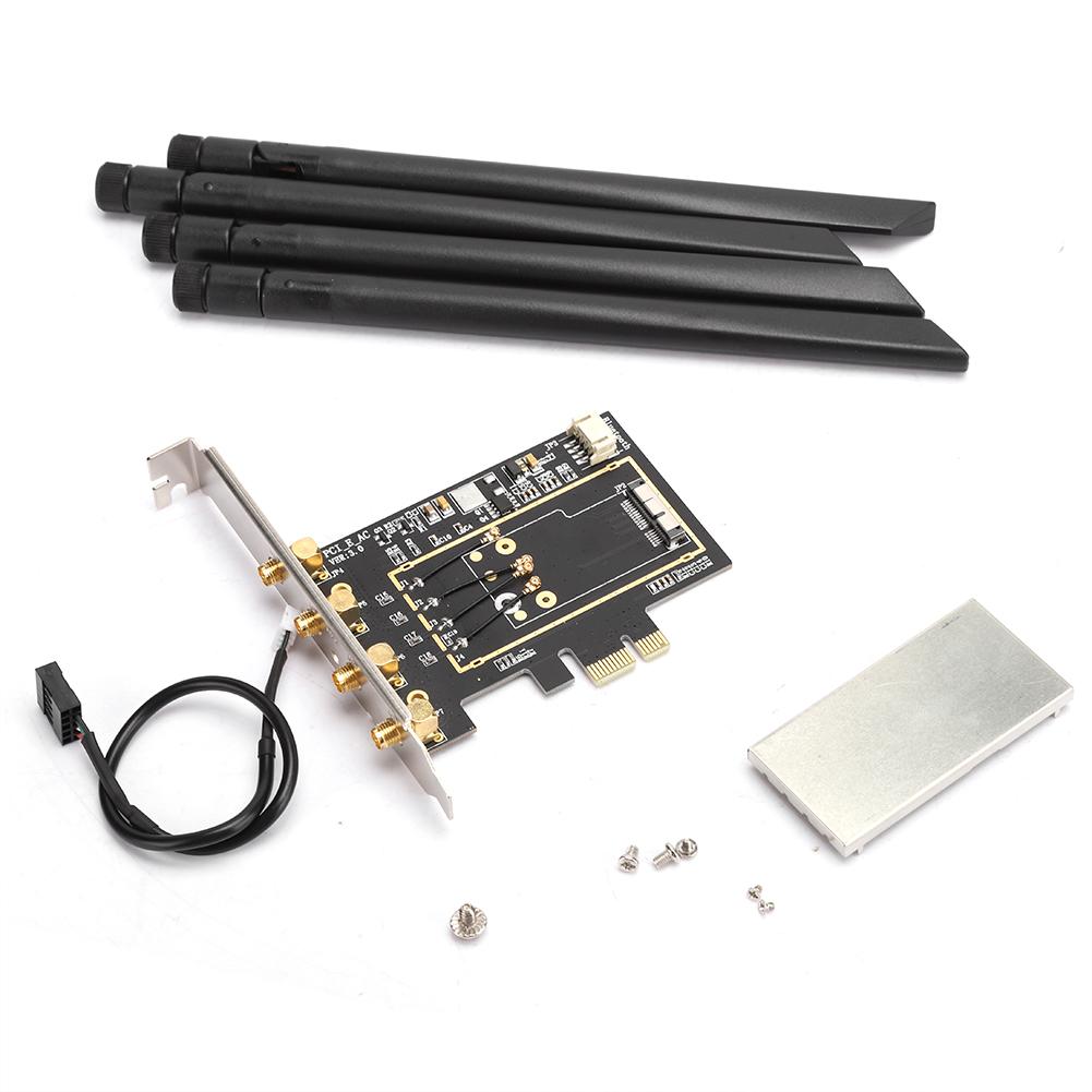 BCM94360CD adapter NGFF to PCI E Converter Desktop Wireless Network Card Adapter Card
BCM94360CD adapter NGFF to PCI E Converter Desktop Wireless Network Card Adapter Card
