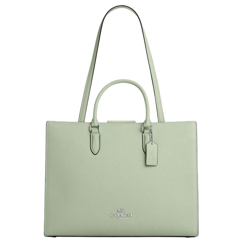 COACH Maggie 36 Embossed Logo Tote Bag Tote Bag Shopping Bag Leather Handbag Large Women s Light Green зелений
COACH Maggie 36 Embossed Logo Tote Bag Tote Bag Shopping Bag Leather Handbag Large Women s Light Green зелений