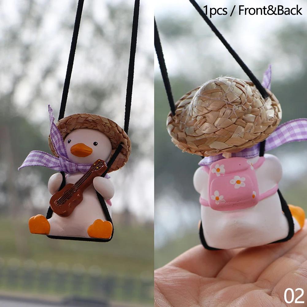 Gypsum Cute Anime Swing Duck Pendant Car Accessorie Car FragranceAuto Rearview Mirror Ornaments Birthday Gift Auto Decoraction
Gypsum Cute Anime Swing Duck Pendant Car Accessorie Car FragranceAuto Rearview Mirror Ornaments Birthday Gift Auto Decoraction
