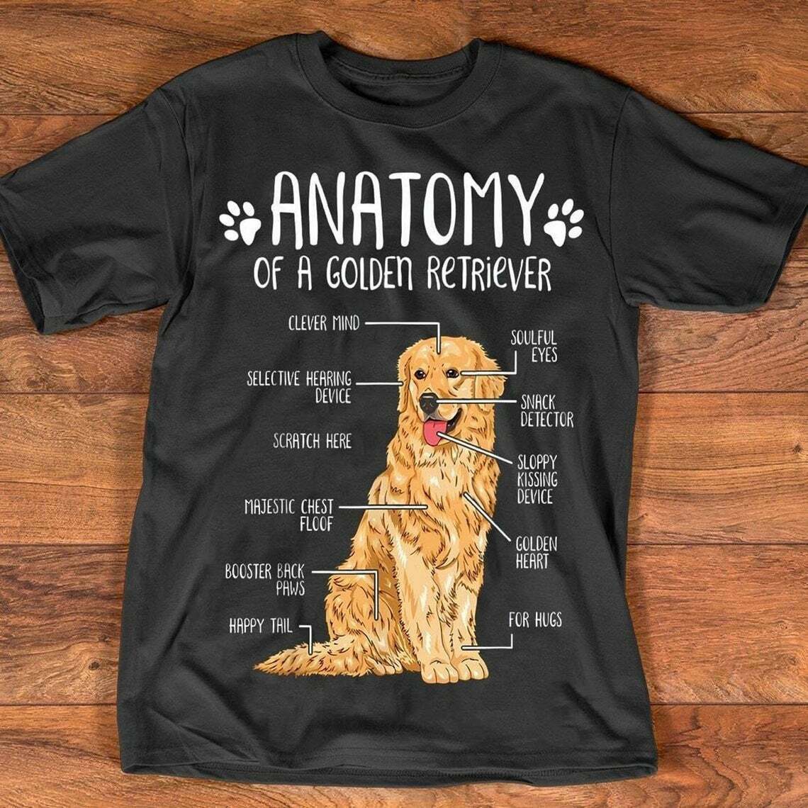 Funny Golden Retriever Anatomy Unique Dog Lovers Gift T-Shirt. Summer Cotton O-Neck Short Sleeve Mens T Shirt New S-3XL 3XL
Funny Golden Retriever Anatomy Unique Dog Lovers Gift T-Shirt. Summer Cotton O-Neck Short Sleeve Mens T Shirt New S-3XL 3XL