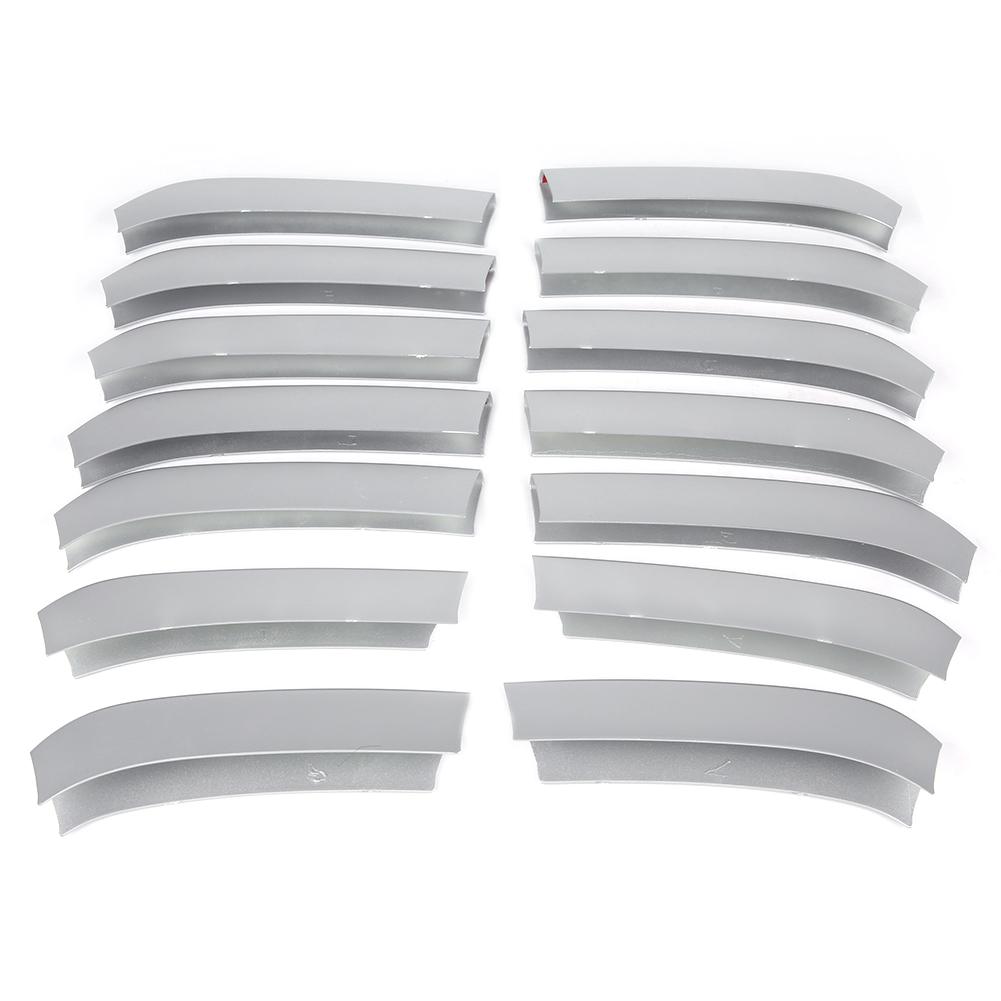 14 шт. наклейки на переднюю решетку радиатора автомобиля аксессуары для BMW X5 X6 F16 F15
14 шт. наклейки на переднюю решетку радиатора автомобиля аксессуары для BMW X5 X6 F16 F15