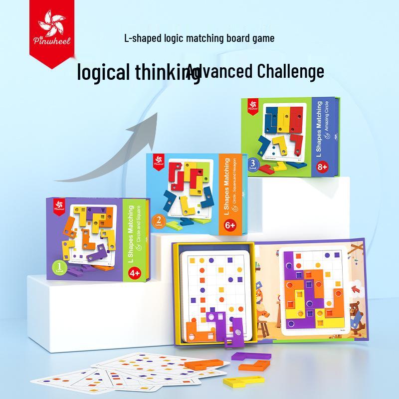 Pinwheel L-Shaped Matching Game: Educational Table Toy for Logical Thinking and Concentration (Ages 3-6)
Pinwheel L-Shaped Matching Game: Educational Table Toy for Logical Thinking and Concentration (Ages 3-6)