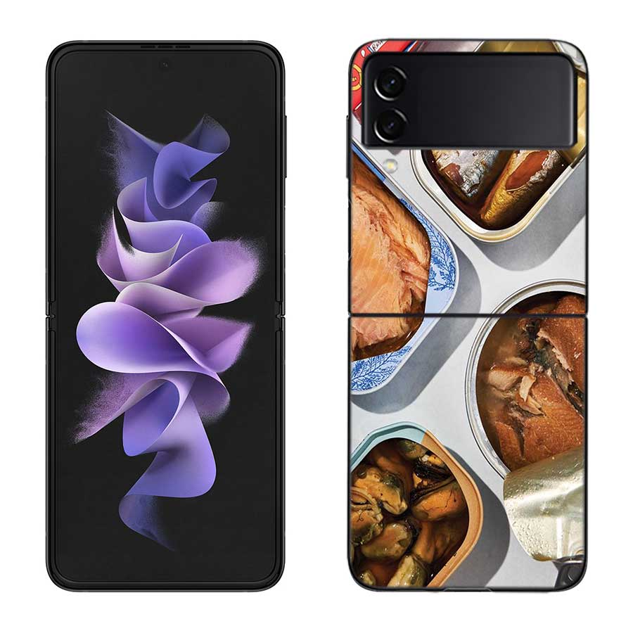 Sardines Canned Phone Case For Samsung Z Flip 7 6 5G Galaxy Z Flip 5 4 3 Black Hard Cell Cover Luxury PC Shell Coque Samsung Z Flip 3 5G
Sardines Canned Phone Case For Samsung Z Flip 7 6 5G Galaxy Z Flip 5 4 3 Black Hard Cell Cover Luxury PC Shell Coque Samsung Z Flip 3 5G
