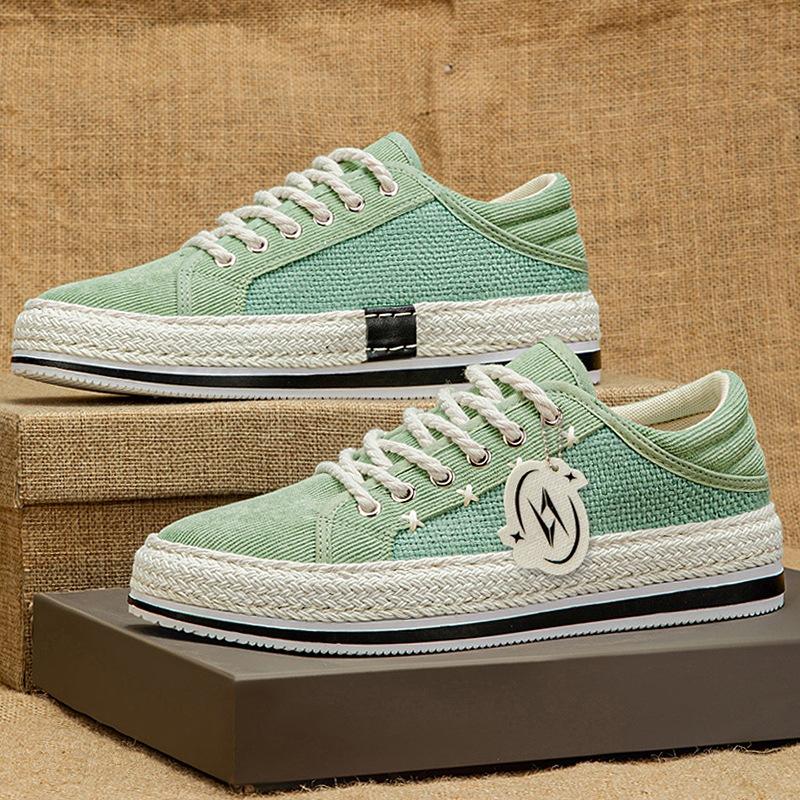 Board Shoes Men s Straw Cloth Shoes Student Trend Versatile Men s Shoes Spring 2025 New Corduroy Fisherman Shoes Men 44
Board Shoes Men s Straw Cloth Shoes Student Trend Versatile Men s Shoes Spring 2025 New Corduroy Fisherman Shoes Men 44