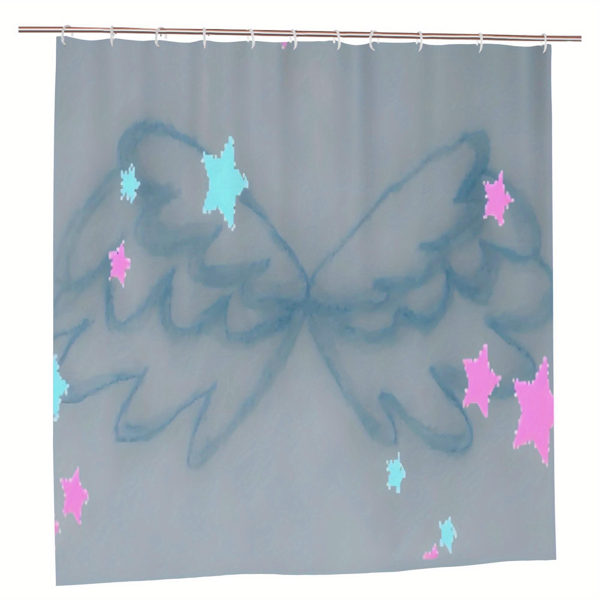 Angel Wings & Stars Shower Curtain – Light Blue Wings With Pink Stars, Polyester Grommet Top, Modern Bathroom Decor W60H190(CM)-1 Pcs
Angel Wings & Stars Shower Curtain – Light Blue Wings With Pink Stars, Polyester Grommet Top, Modern Bathroom Decor W60H190(CM)-1 Pcs