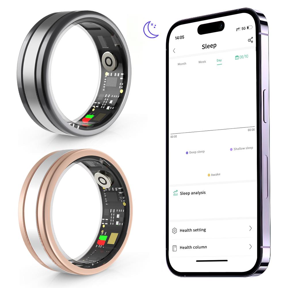 R18 Smart Ring Bluetooth 5.1 Здоровье Фитнес Кольца Частота Пульса Кровь Кислород Мониторинг Сна Кольцо Для Мужчин Женщин 8 чёрный
R18 Smart Ring Bluetooth 5.1 Здоровье Фитнес Кольца Частота Пульса Кровь Кислород Мониторинг Сна Кольцо Для Мужчин Женщин 8 чёрный