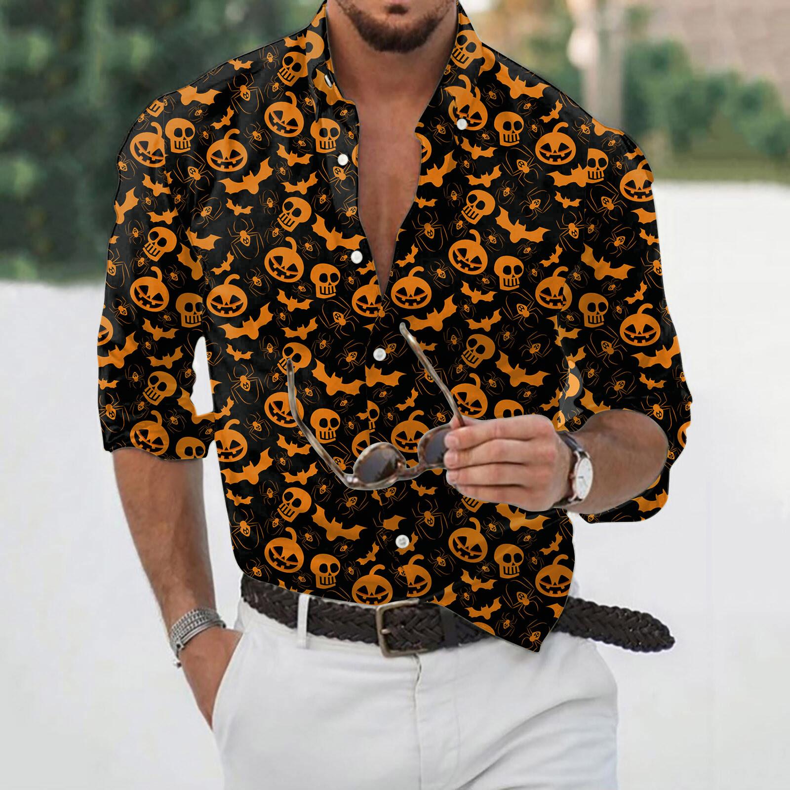 Дизайнерская весна-лето мужская повседневная 3D-хэллоуинская печать Гавайская рубашка Блузка Рубашки с длинным рукавом L чёрный
Дизайнерская весна-лето мужская повседневная 3D-хэллоуинская печать Гавайская рубашка Блузка Рубашки с длинным рукавом L чёрный