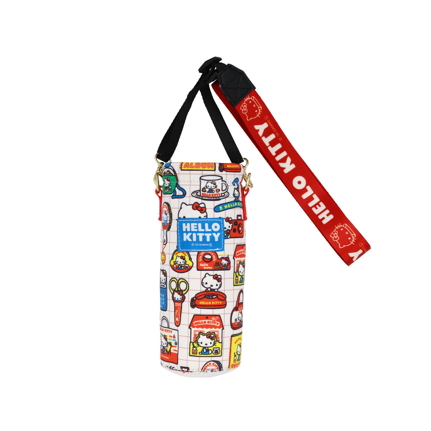 Shobido Sanrio Characters Bottle Cover KT21994 for Stainless Steel Bottles and PET with Strap Function 2-Way Hello Kitty (Suitable Bottles)
Shobido Sanrio Characters Bottle Cover KT21994 for Stainless Steel Bottles and PET with Strap Function 2-Way Hello Kitty (Suitable Bottles)