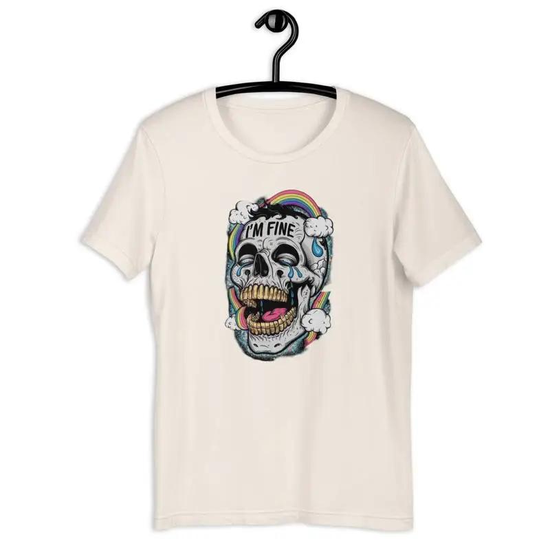 I M Fine T Shirt Emotional Skull Sad Skeleton Mental Health Inspirational Every Day Wear S разноцветный
I M Fine T Shirt Emotional Skull Sad Skeleton Mental Health Inspirational Every Day Wear S разноцветный