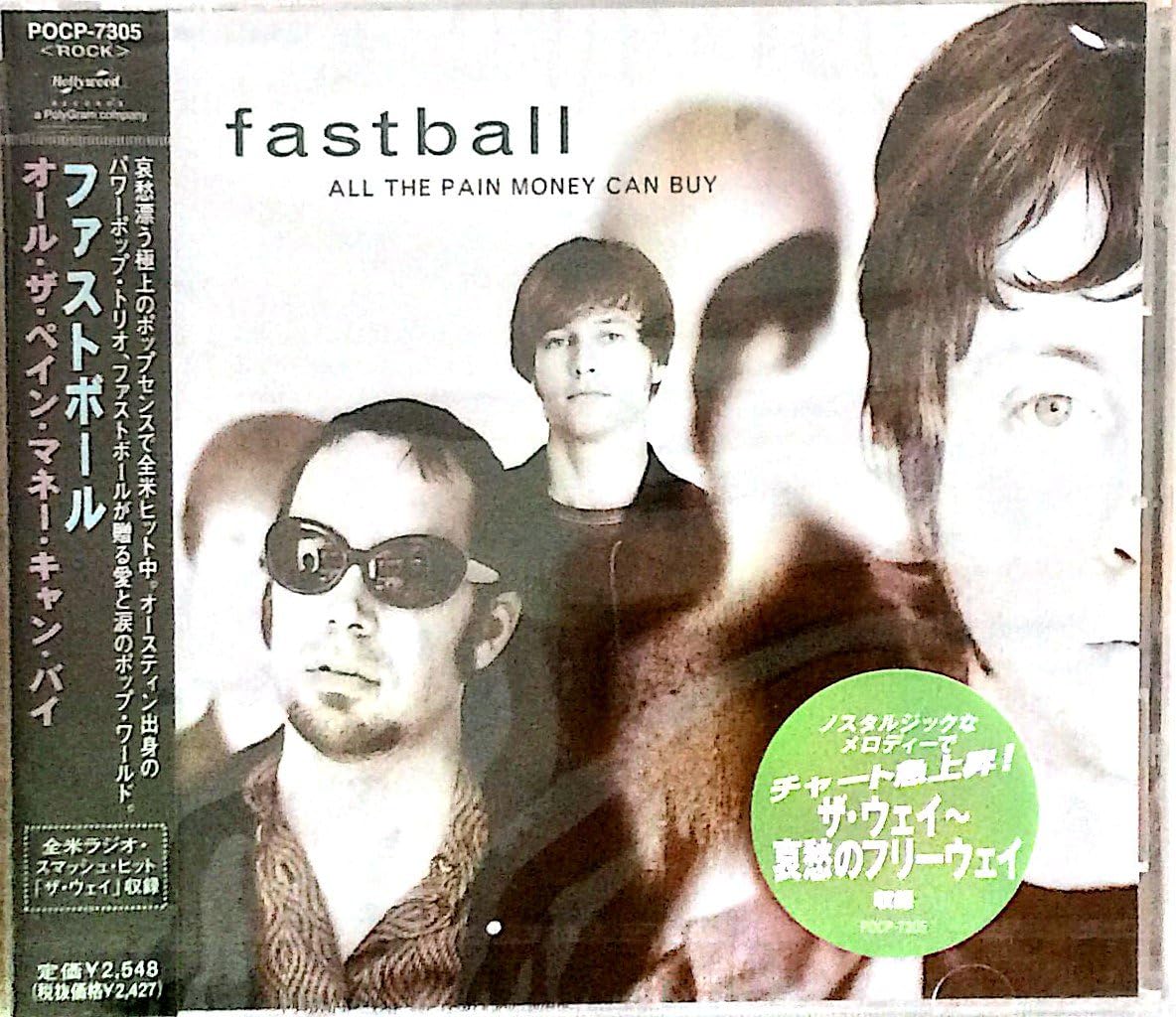 CD FASTBALL - All The Pain Money Can Buy POCP7305PROMO Hollywood Recor 1998 Japan Obi Rock Used
CD FASTBALL - All The Pain Money Can Buy POCP7305PROMO Hollywood Recor 1998 Japan Obi Rock Used