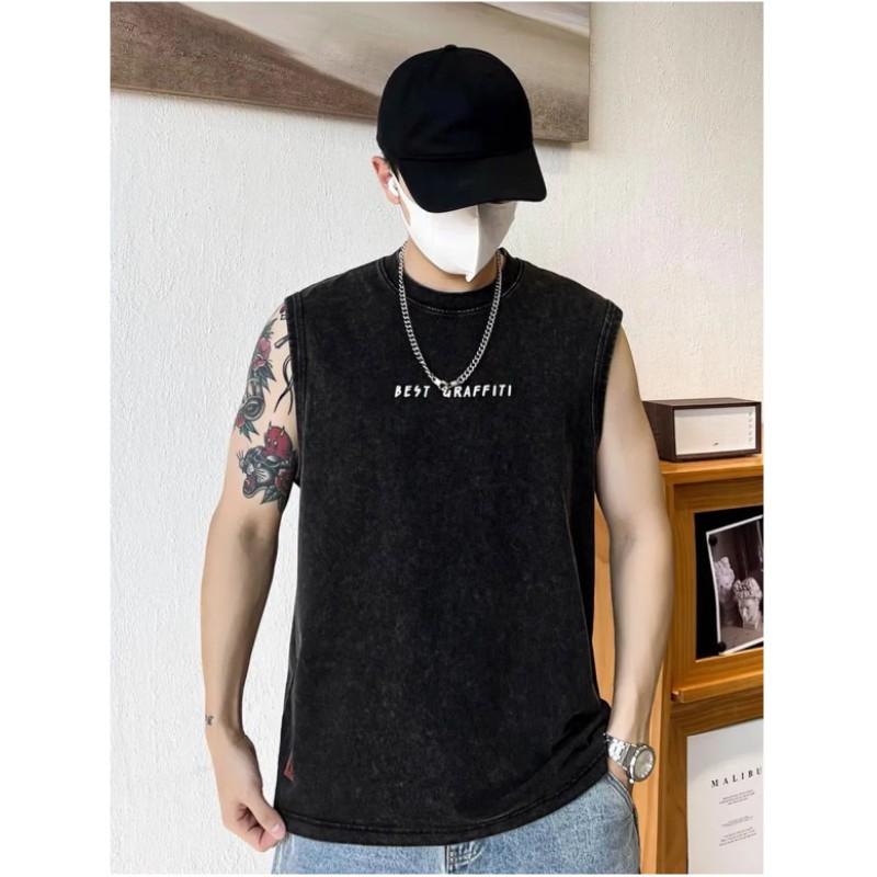 Мужская летняя свободная футболка без рукавов винтажная с принтом снежинок из стиранного хлопка спортивная майка XS чёрный
Мужская летняя свободная футболка без рукавов винтажная с принтом снежинок из стиранного хлопка спортивная майка XS чёрный