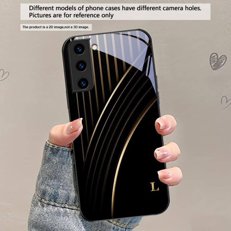 Elegant letter S M R For Samsung Galaxy S20 S21 S22 S23 Plus S24 FE S25 Ultra S26 Edge S25+ S20+ S22+ Black Glass Phone Case Galaxy S26
Elegant letter S M R For Samsung Galaxy S20 S21 S22 S23 Plus S24 FE S25 Ultra S26 Edge S25+ S20+ S22+ Black Glass Phone Case Galaxy S26