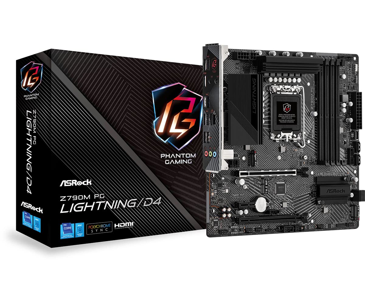 Материнська плата ASRock Z790M PG, сумісна з процесорами Intel 12-го та 13-го поколінь, чіпсетом Z790, формату DDR4 Micro ATX, авторизований дистриб ютор материнських плат
Материнська плата ASRock Z790M PG, сумісна з процесорами Intel 12-го та 13-го поколінь, чіпсетом Z790, формату DDR4 Micro ATX, авторизований дистриб ютор материнських плат
