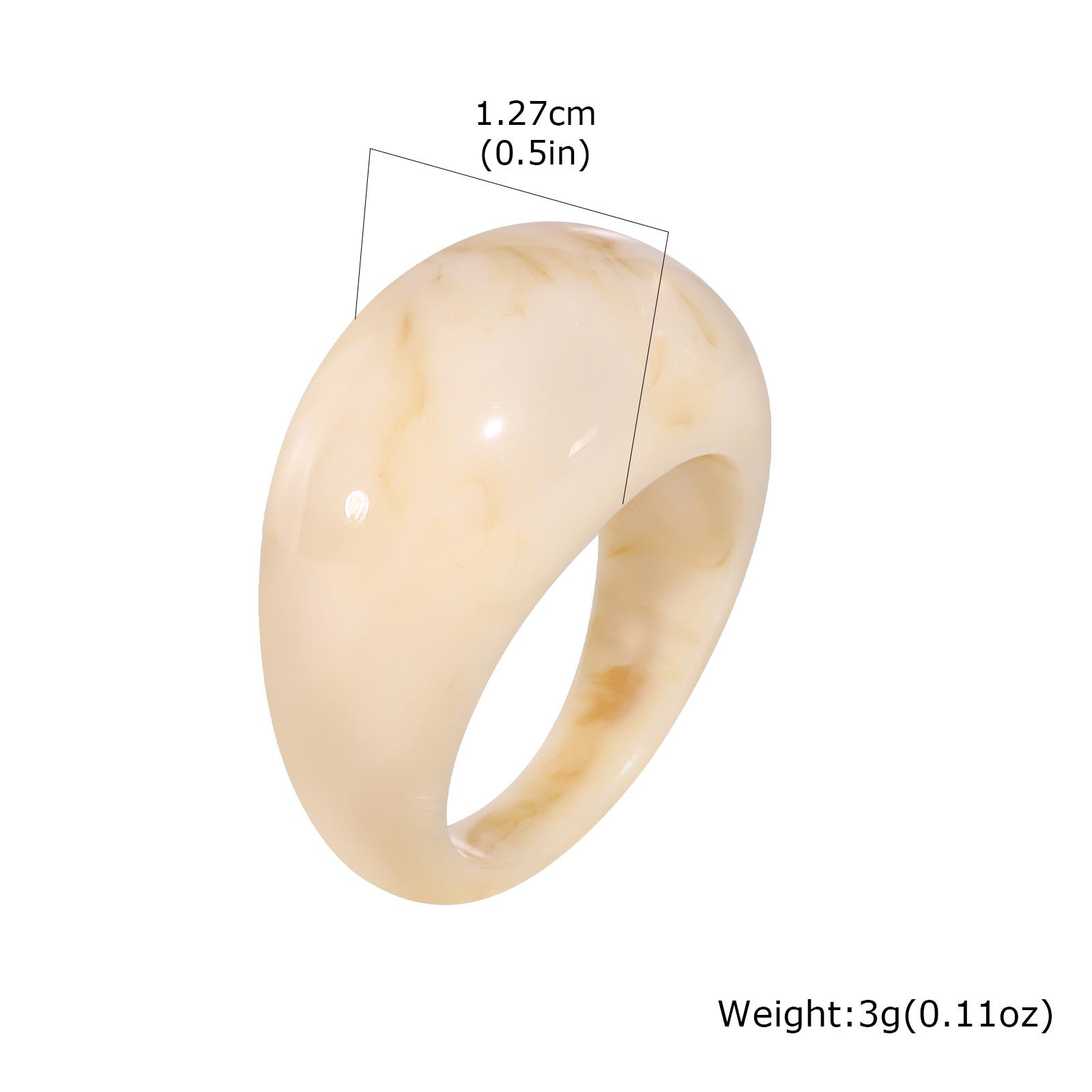 Fashion Classic Candy Color Acrylic Ring for Women, Colorful Resin Geometric Chunky Rings, Personality Design Finger Jewelry бежевий
Fashion Classic Candy Color Acrylic Ring for Women, Colorful Resin Geometric Chunky Rings, Personality Design Finger Jewelry бежевий