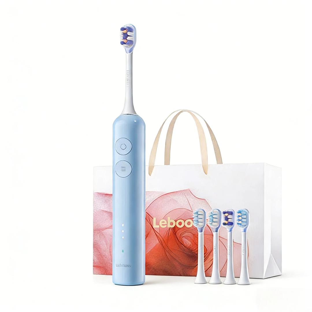 Lebooo Electric Toothbrush, New Generation Vibration Sonic Toothbrush for Cleaning Teeth without Bruising, Blue, USB синій
Lebooo Electric Toothbrush, New Generation Vibration Sonic Toothbrush for Cleaning Teeth without Bruising, Blue, USB синій
