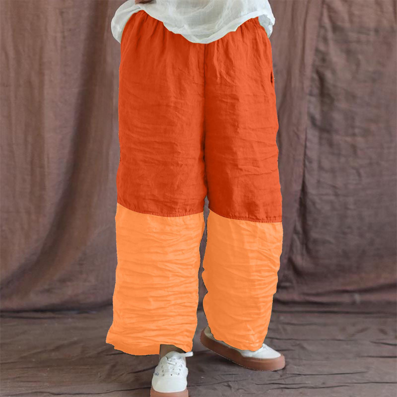 Женские брюки в стиле колор-блок, летние, свободные, с эластичной талией, широкие штанины, пляжные брюки с карманами L
Женские брюки в стиле колор-блок, летние, свободные, с эластичной талией, широкие штанины, пляжные брюки с карманами L