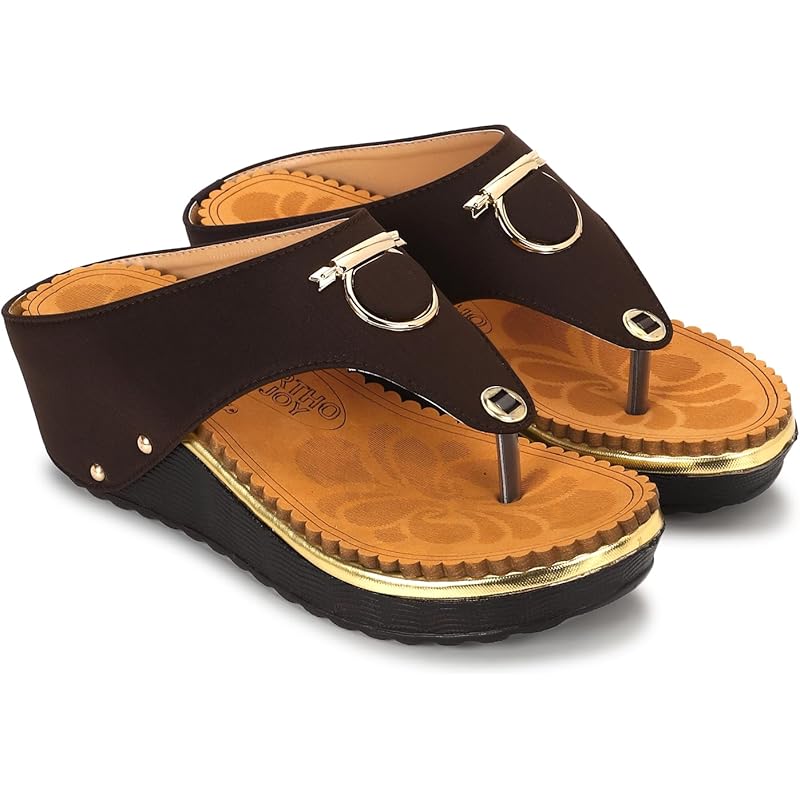 Ortho Joy Doctor Fancy Slipper For Women || Orthopedic Women S Fashionable Comfortable Slipper 5 UK коричневый
Ortho Joy Doctor Fancy Slipper For Women || Orthopedic Women S Fashionable Comfortable Slipper 5 UK коричневый