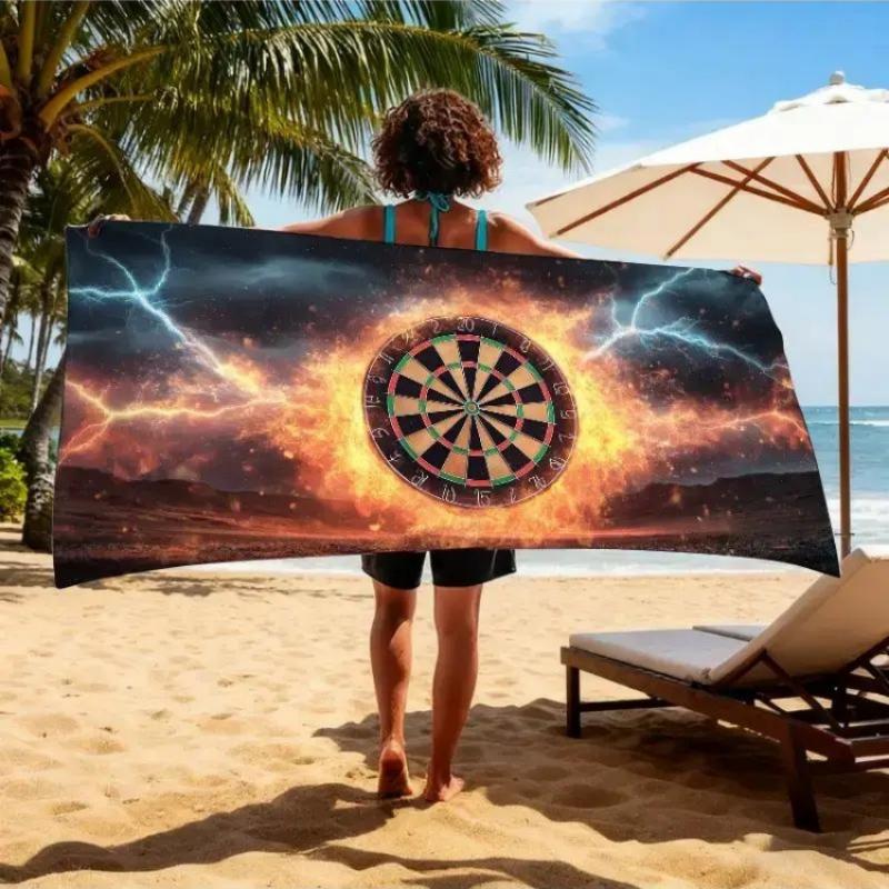 A Themed Beach Towel for Extreme Dart Competitions, Featuring Tropical Storm Festival Designs.Dart Area, Dart Bar Dartboard W40*H60(CM)
A Themed Beach Towel for Extreme Dart Competitions, Featuring Tropical Storm Festival Designs.Dart Area, Dart Bar Dartboard W40*H60(CM)