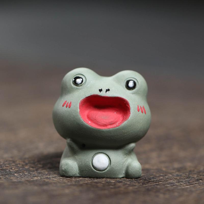 Yixing Zisha Wealth-attracting Cute Frog Cat Tea Pet Aesthetic Tea Games Tea Figurine Play Toys Tea Statue Ornaments Teaware
Yixing Zisha Wealth-attracting Cute Frog Cat Tea Pet Aesthetic Tea Games Tea Figurine Play Toys Tea Statue Ornaments Teaware
