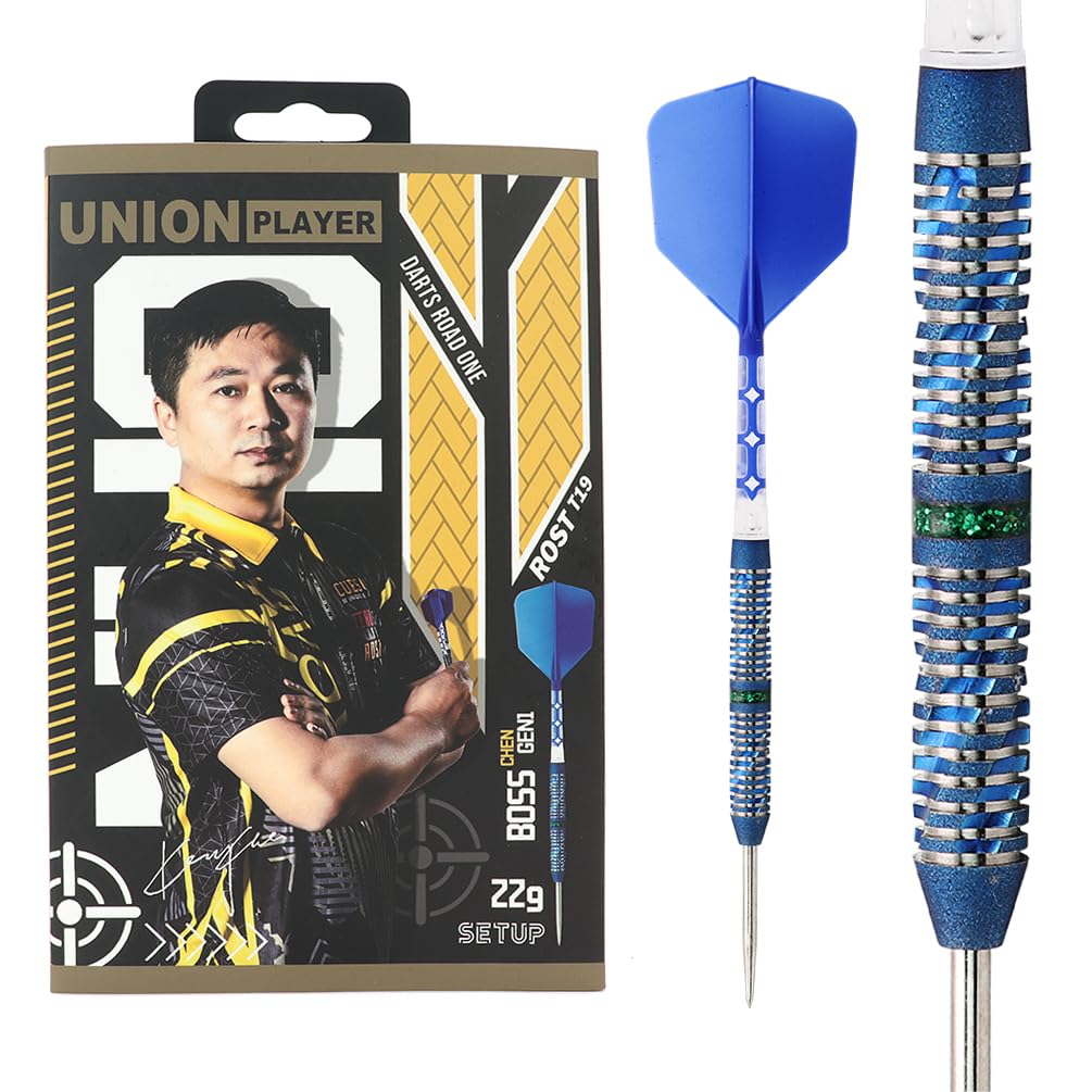 CUESOUL BOSS CHEN First Generation 22g 90% Tungsten Steel Tip Darts Set (CSDP-BCYG1)
CUESOUL BOSS CHEN First Generation 22g 90% Tungsten Steel Tip Darts Set (CSDP-BCYG1)