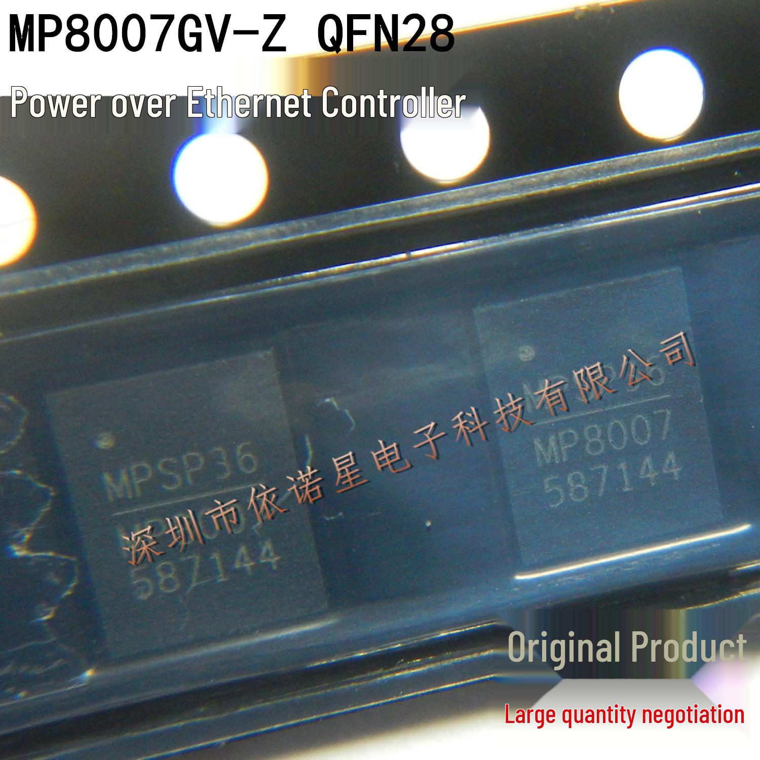 Genuine MP8007GV-Z Screen Print QFN-28 Ethernet Power Controller Chip
Genuine MP8007GV-Z Screen Print QFN-28 Ethernet Power Controller Chip