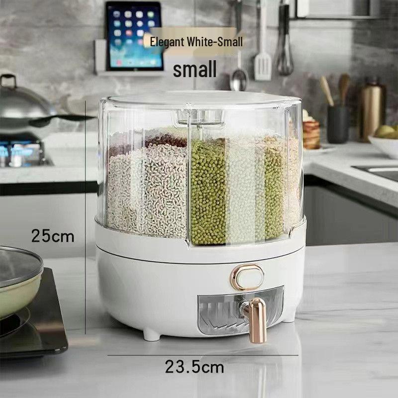 Вращающийся контейнер для хранения зерна: Насекомозащитный, влагозащищенный, герметичный контейнер для риса из пищевого пластика
Вращающийся контейнер для хранения зерна: Насекомозащитный, влагозащищенный, герметичный контейнер для риса из пищевого пластика