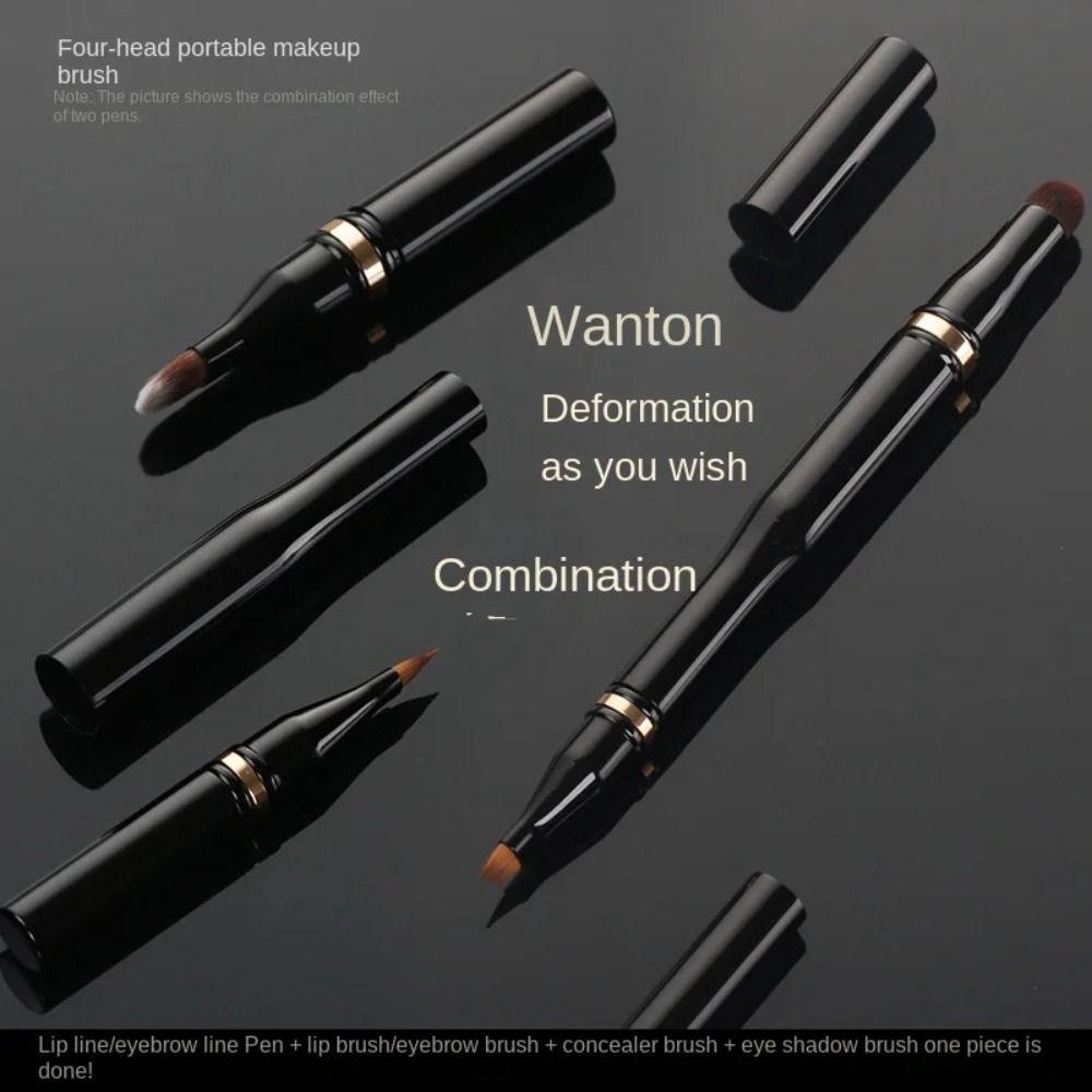 Splicing 4 in 1 Makeup Brush Dustproof Concealer Brush Mini Lipstick Smudge Brush MakeupTool
Splicing 4 in 1 Makeup Brush Dustproof Concealer Brush Mini Lipstick Smudge Brush MakeupTool