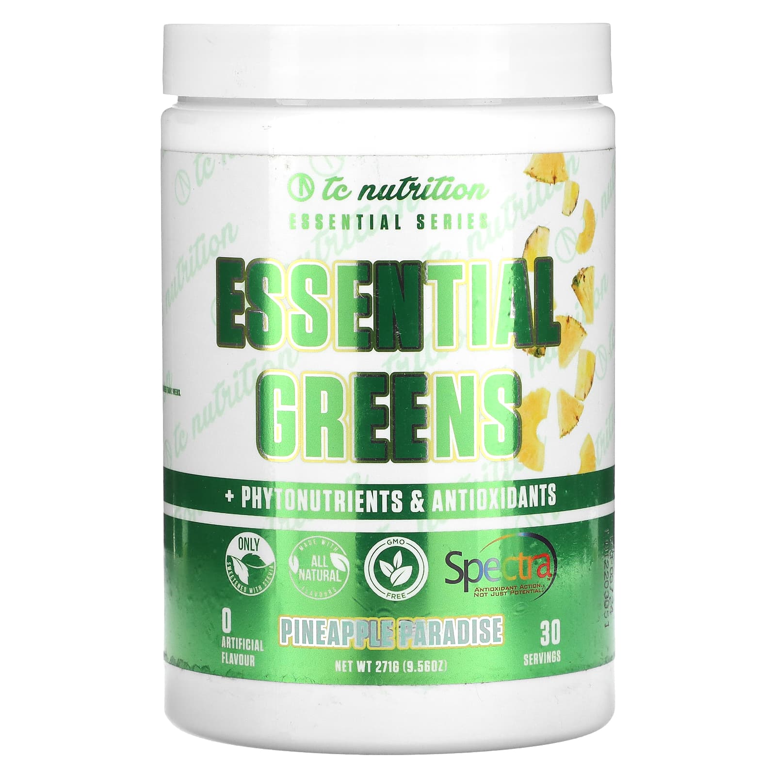Essential Series, Essential Greens + Phytonutrients & Antioxidants, Pineapple Paradise, 271G(9.56Oz)
Essential Series, Essential Greens + Phytonutrients & Antioxidants, Pineapple Paradise, 271G(9.56Oz)