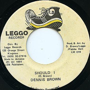 7inch Record DENNIS BROWN - Should I NONE Leggo Records 1991 Jamaica Reggae, Ska & Dub Used
7inch Record DENNIS BROWN - Should I NONE Leggo Records 1991 Jamaica Reggae, Ska & Dub Used