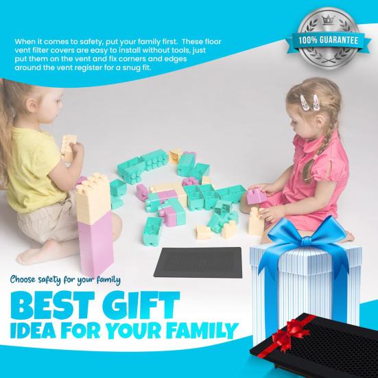 Floor Vent Cover Baby-proof Rectangle Fine Mesh Folding Baby Safety Protection Silicone Flexible Floor Register Screen for Home
Floor Vent Cover Baby-proof Rectangle Fine Mesh Folding Baby Safety Protection Silicone Flexible Floor Register Screen for Home