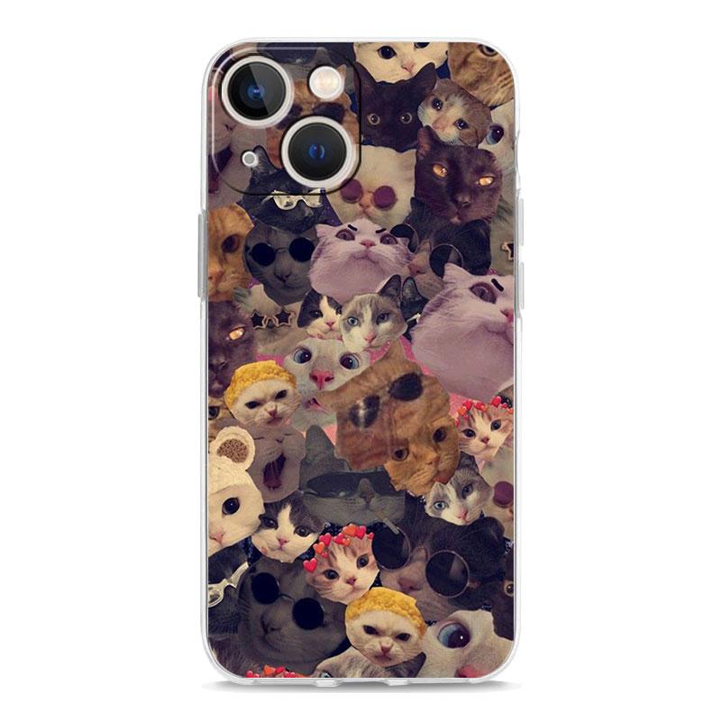 Cat Meme Funny Animals Transparent Phone Case For iPhone 15 14 13 12 11 Pro Max XS X XR SE 7 8 Plus Clear Lens Protect Cover iPhone 12
Cat Meme Funny Animals Transparent Phone Case For iPhone 15 14 13 12 11 Pro Max XS X XR SE 7 8 Plus Clear Lens Protect Cover iPhone 12