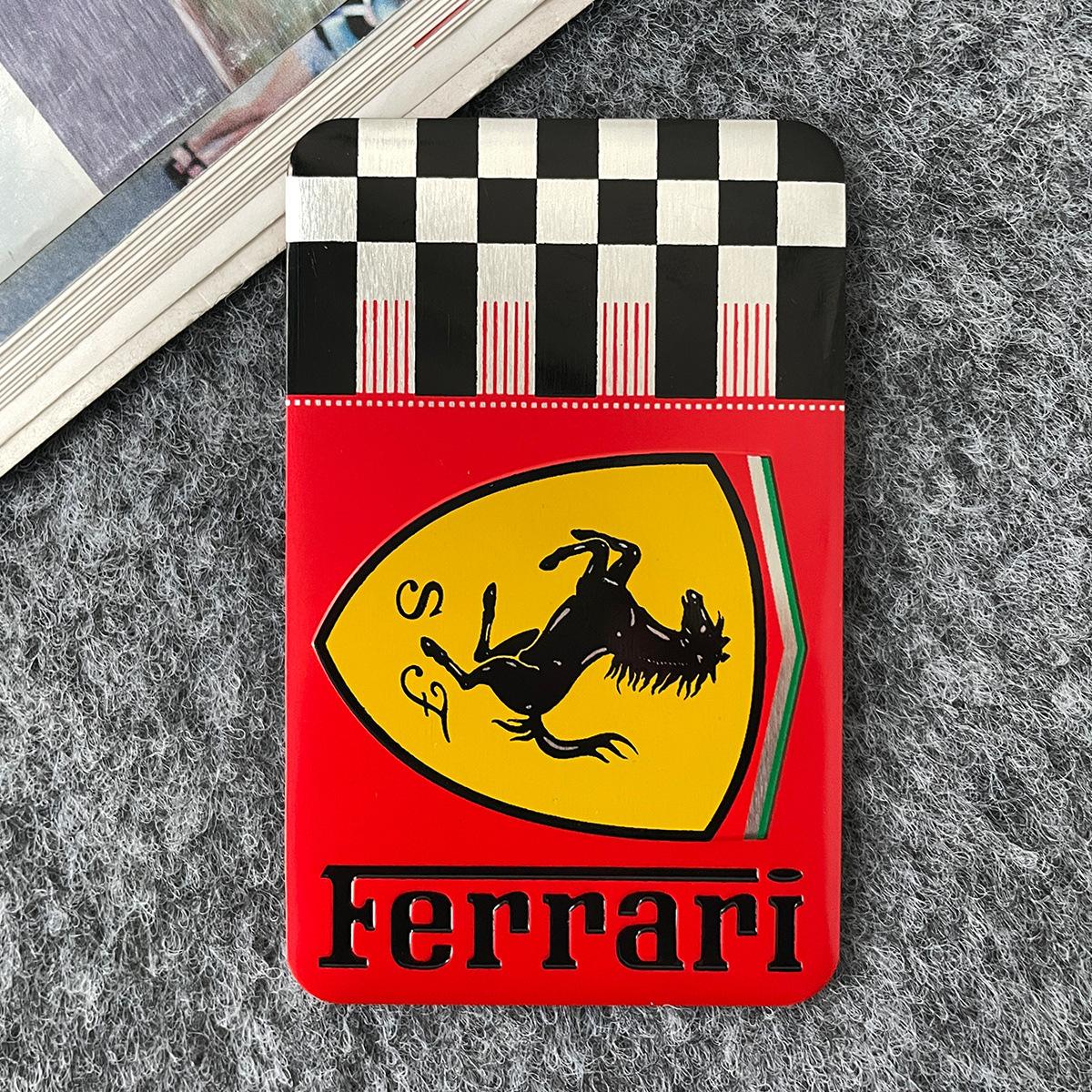 1Pc Car Styling 3D Sticker Metal Badge Vehicle Emblem Decal for Ferrari Roma 488 Portofino F8 Roma Spider SF90 Auto Accessories
1Pc Car Styling 3D Sticker Metal Badge Vehicle Emblem Decal for Ferrari Roma 488 Portofino F8 Roma Spider SF90 Auto Accessories