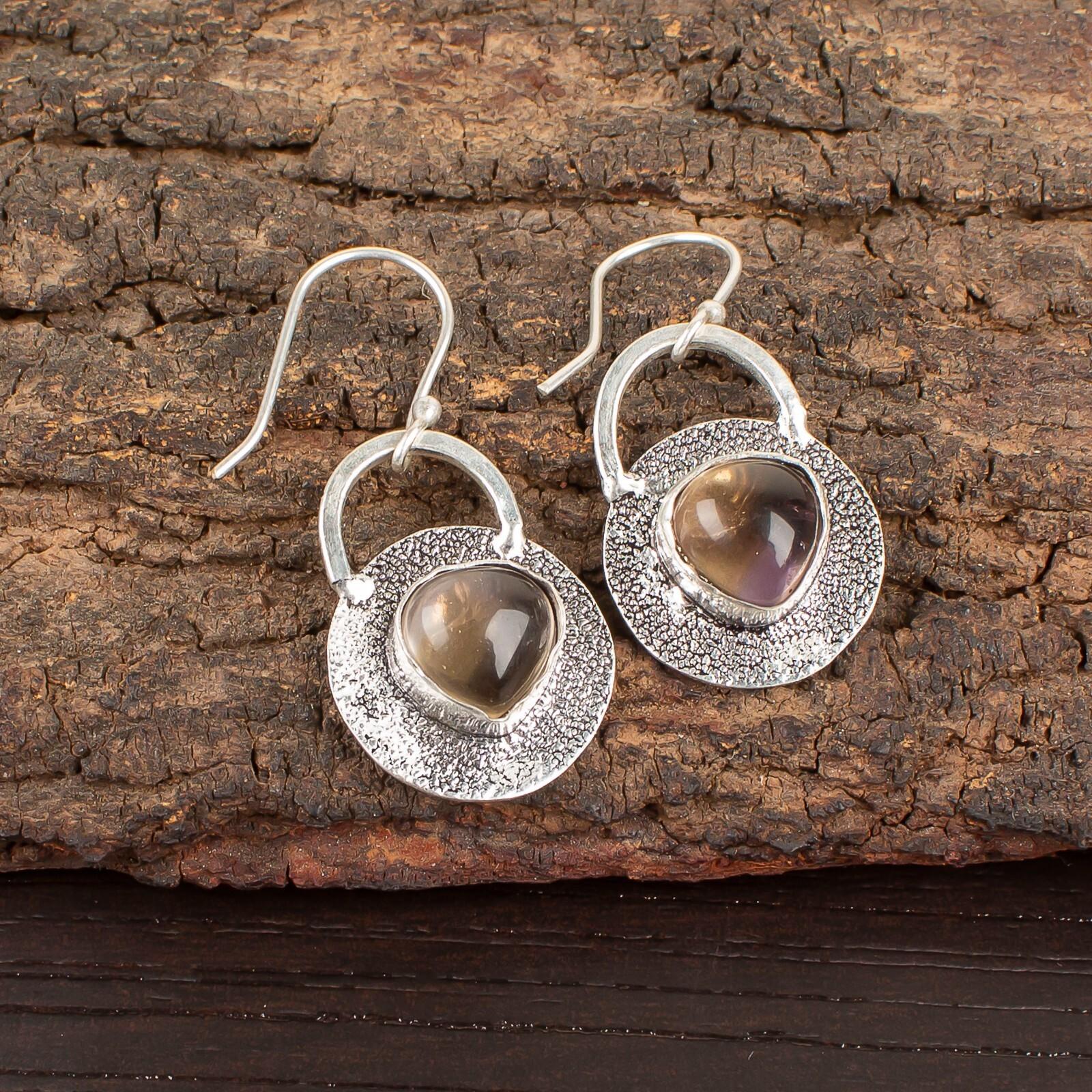 Natural Ametrine Gemstone 925 Sterling Silver Jewelry Handcrafted Earrings 1.30 EE-63-20
Natural Ametrine Gemstone 925 Sterling Silver Jewelry Handcrafted Earrings 1.30 EE-63-20