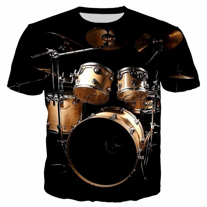 Fashion Cool Drum Kit graphic t shirts Summer Casual Street Style Tees Musical Instrument Printed Round Neck Short Sleeve Tops S
Fashion Cool Drum Kit graphic t shirts Summer Casual Street Style Tees Musical Instrument Printed Round Neck Short Sleeve Tops S