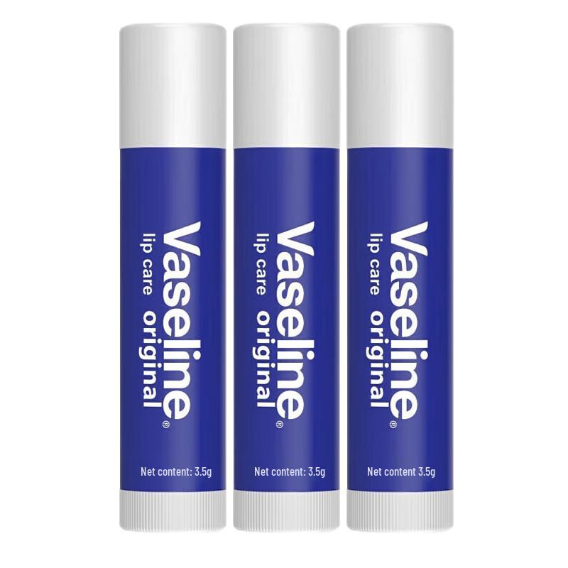 Vaseline Nourishing & Repairing Original Lip Balm (3-Pack)
Vaseline Nourishing & Repairing Original Lip Balm (3-Pack)