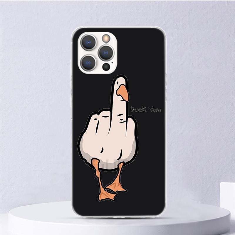 Cartoon Duck Goose Game Soft Case For iPhone 16 17 Air 16E 15 Plus 11 12 13 Mini 14 Pro Max Phone Cover Apple 7 8 SE Coque Funda iPhone 17 Pro Max
Cartoon Duck Goose Game Soft Case For iPhone 16 17 Air 16E 15 Plus 11 12 13 Mini 14 Pro Max Phone Cover Apple 7 8 SE Coque Funda iPhone 17 Pro Max