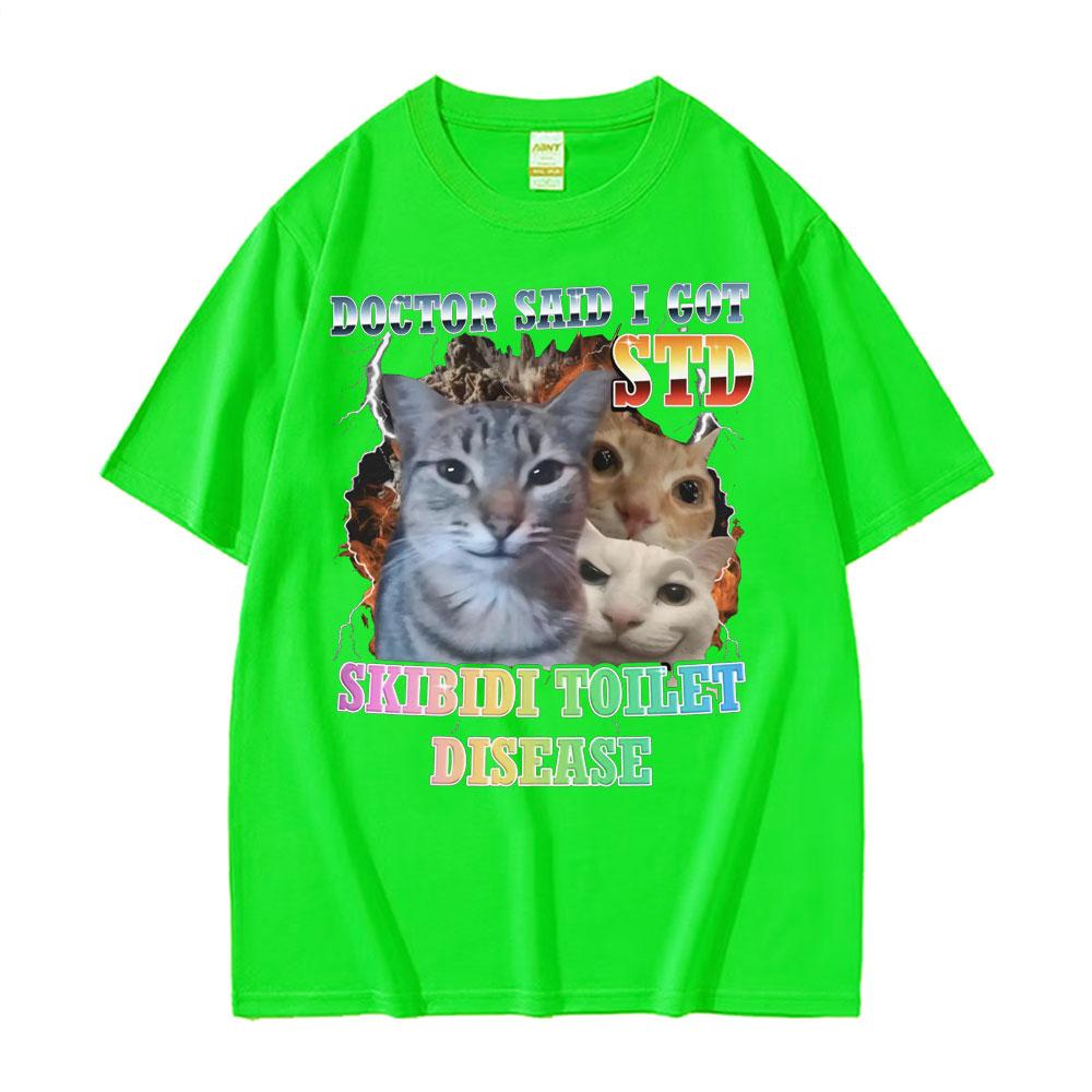 Doctor Said Icot Std Skibidi Toilet Disease Funny Cat Meme Tee Shirt Unisex Women Clothing Kawaii Cute High Quality Cotton Tshirts 4XL
Doctor Said Icot Std Skibidi Toilet Disease Funny Cat Meme Tee Shirt Unisex Women Clothing Kawaii Cute High Quality Cotton Tshirts 4XL