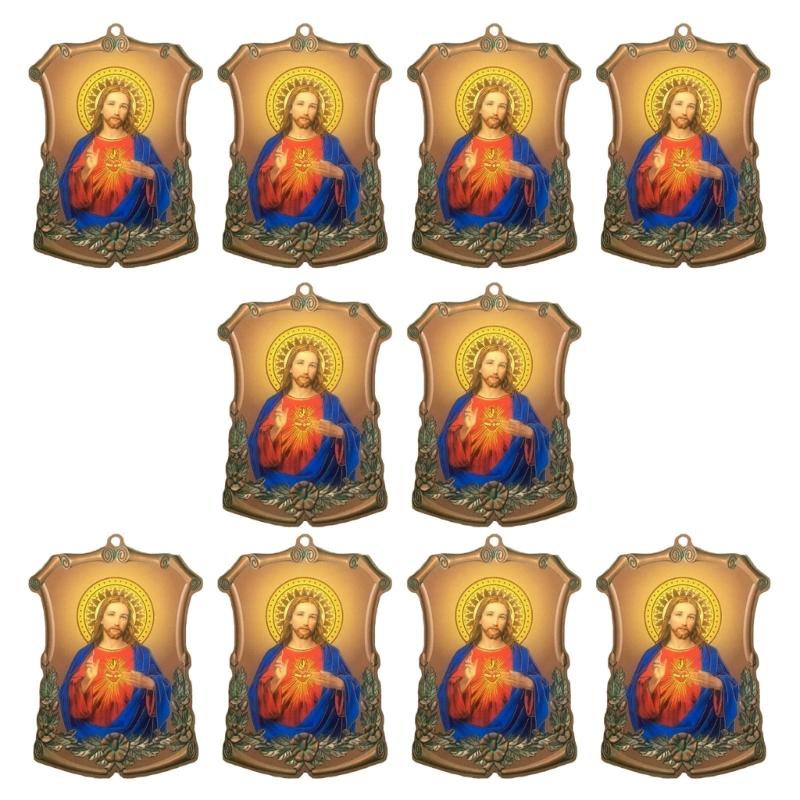 10pcs Religious Acrylic Icons Car Hanging Pendant Ornaments Christian Home Decoration Long Use And Fade Resistant
10pcs Religious Acrylic Icons Car Hanging Pendant Ornaments Christian Home Decoration Long Use And Fade Resistant