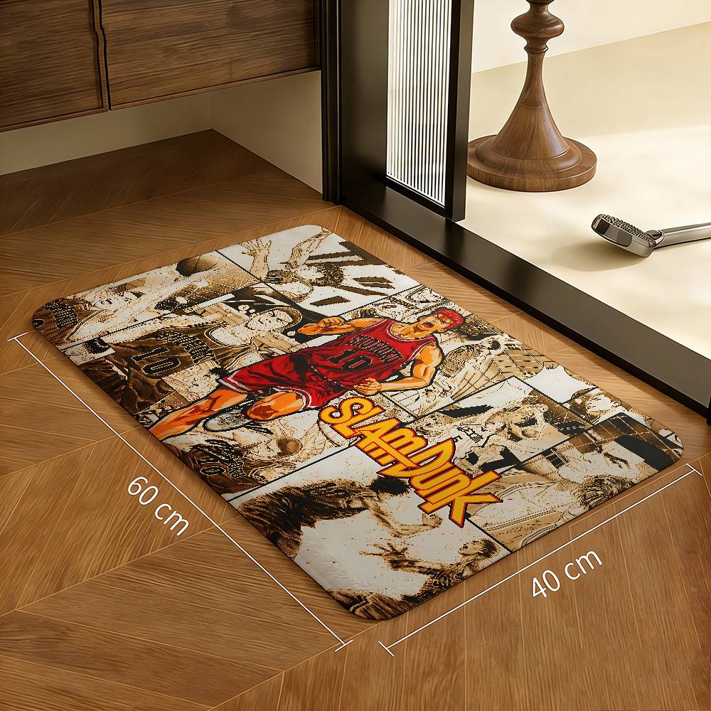 S-SLAMS D-DUNKS Anime Door Mat Kids Room Bedroom Decoration Balcony Anti-Slip Doormat Living Room Doormat Area Rug 40x60cm
S-SLAMS D-DUNKS Anime Door Mat Kids Room Bedroom Decoration Balcony Anti-Slip Doormat Living Room Doormat Area Rug 40x60cm