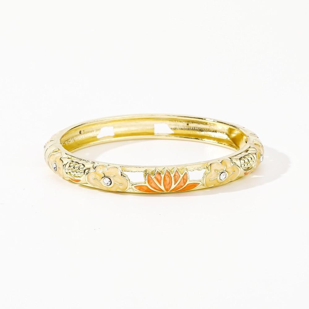 Lotus Floral Vintage Cloisonne Bangle Enamel Women s Hand Bracelet Chinese Flower Bangle Ladies желтый оранжевый
Lotus Floral Vintage Cloisonne Bangle Enamel Women s Hand Bracelet Chinese Flower Bangle Ladies желтый оранжевый