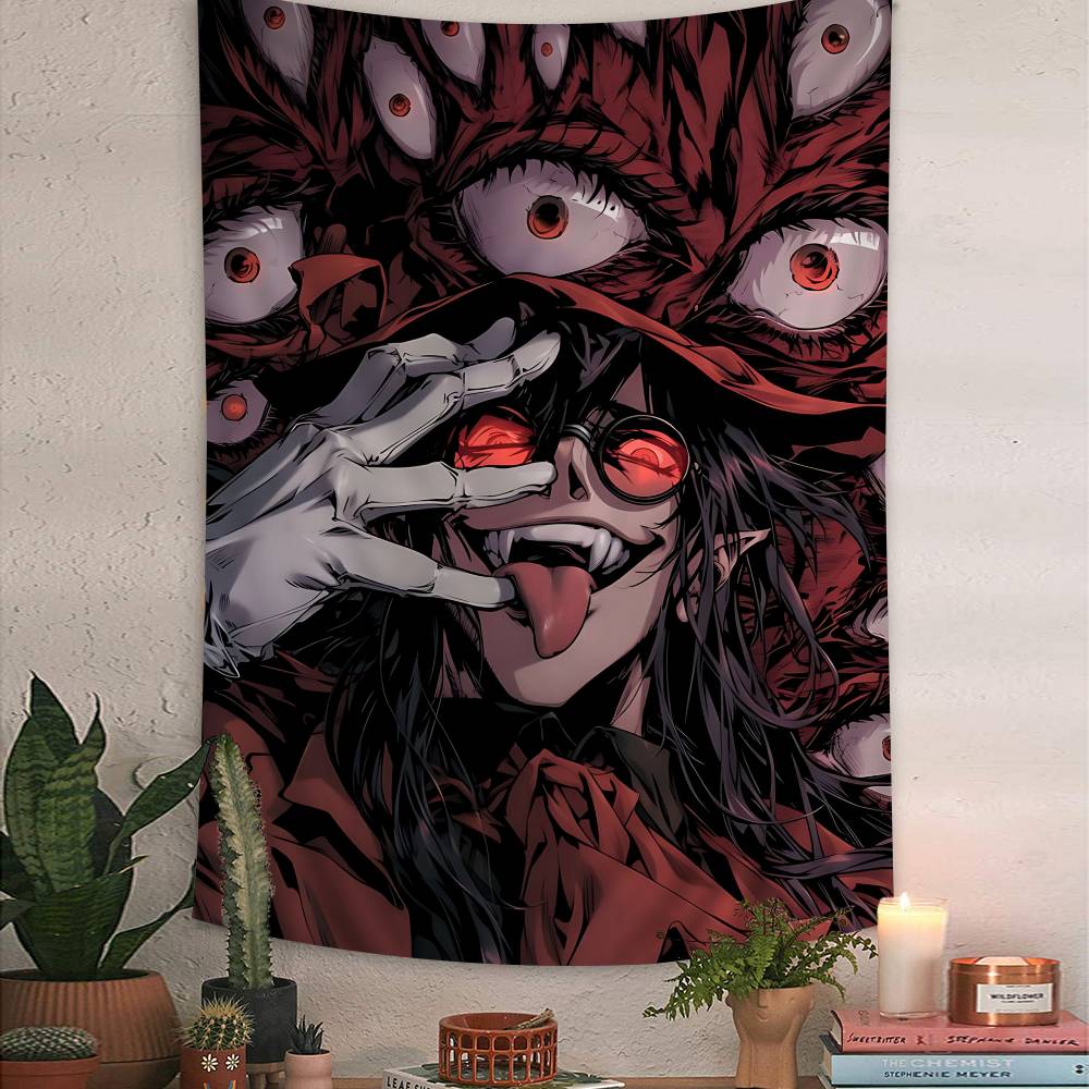 HHellsing Horror Anime Colorful Tapestry Wall Hanging Hanging Tarot Hippie Wall Rugs Dorm Wall Art Decor 74x94cm(29x37in)
HHellsing Horror Anime Colorful Tapestry Wall Hanging Hanging Tarot Hippie Wall Rugs Dorm Wall Art Decor 74x94cm(29x37in)