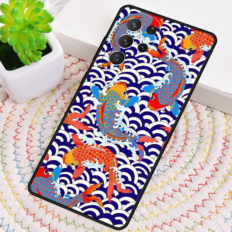 Japanese Tattoo Fish Silicone Phone Case For Samsung Galaxy note 10 pro S26 S25 S24 S23 S22 S21 Plus S25Ultra Capa Cover Galaxy S24 FE
Japanese Tattoo Fish Silicone Phone Case For Samsung Galaxy note 10 pro S26 S25 S24 S23 S22 S21 Plus S25Ultra Capa Cover Galaxy S24 FE