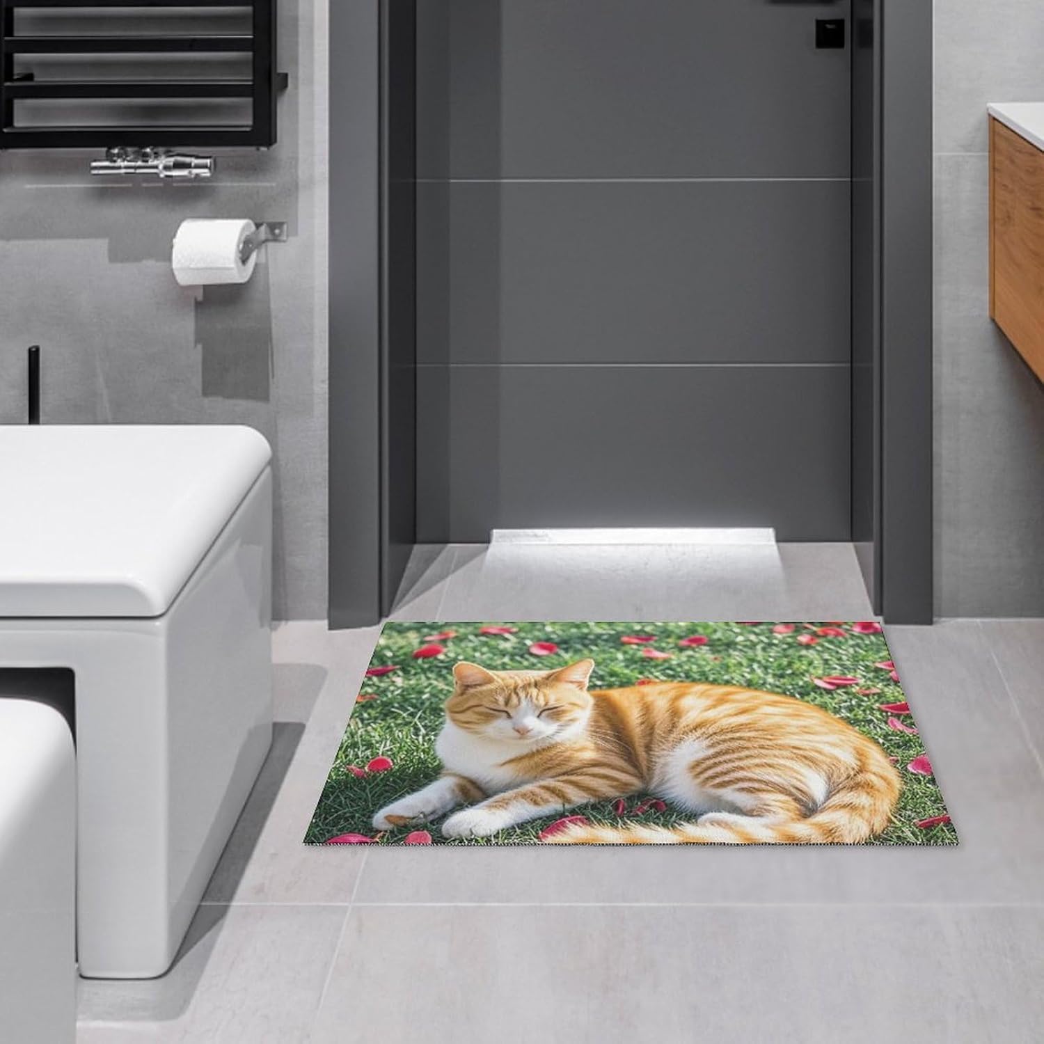 Crystal velvet carpetCat and Petals Area Rug for Living Room Non Slip Furry Carpet Indoor Machine Washable Rug Entryway Floor Ca 60x90cm
Crystal velvet carpetCat and Petals Area Rug for Living Room Non Slip Furry Carpet Indoor Machine Washable Rug Entryway Floor Ca 60x90cm