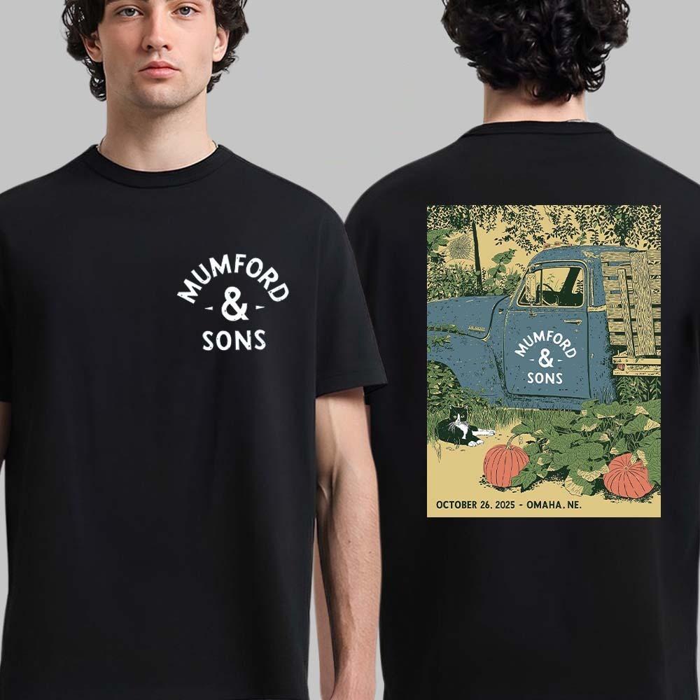 Mumford And Sons Omaha Nebraska 2025 Event Poster On October 26 2025 T-Shirt L
Mumford And Sons Omaha Nebraska 2025 Event Poster On October 26 2025 T-Shirt L