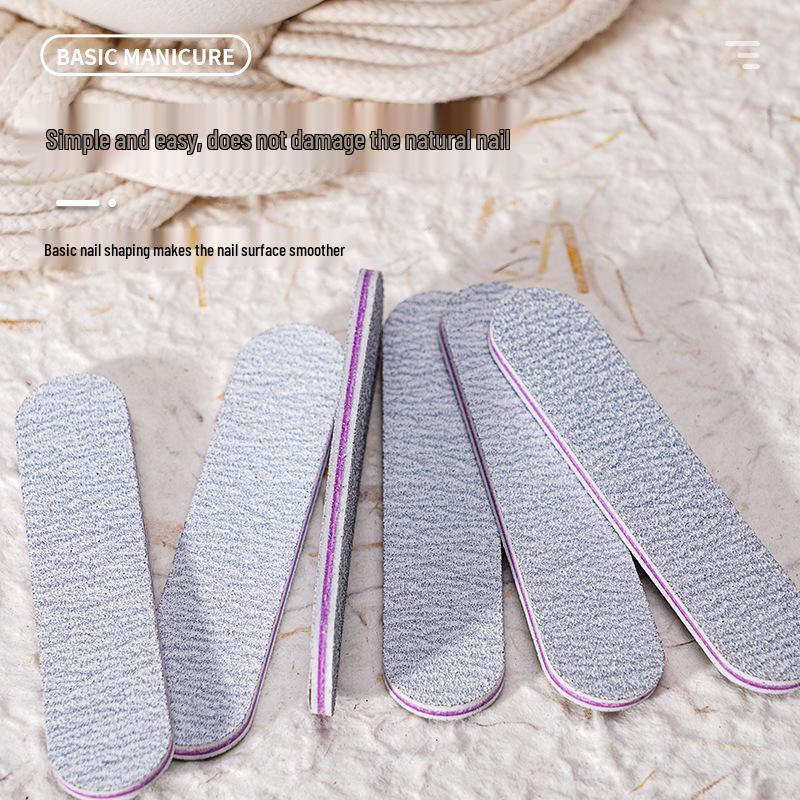 Grey Double-Sided Mini Nail File & Buffing Strip (9x2 cm) for Manicure and Nail Art
Grey Double-Sided Mini Nail File & Buffing Strip (9x2 cm) for Manicure and Nail Art