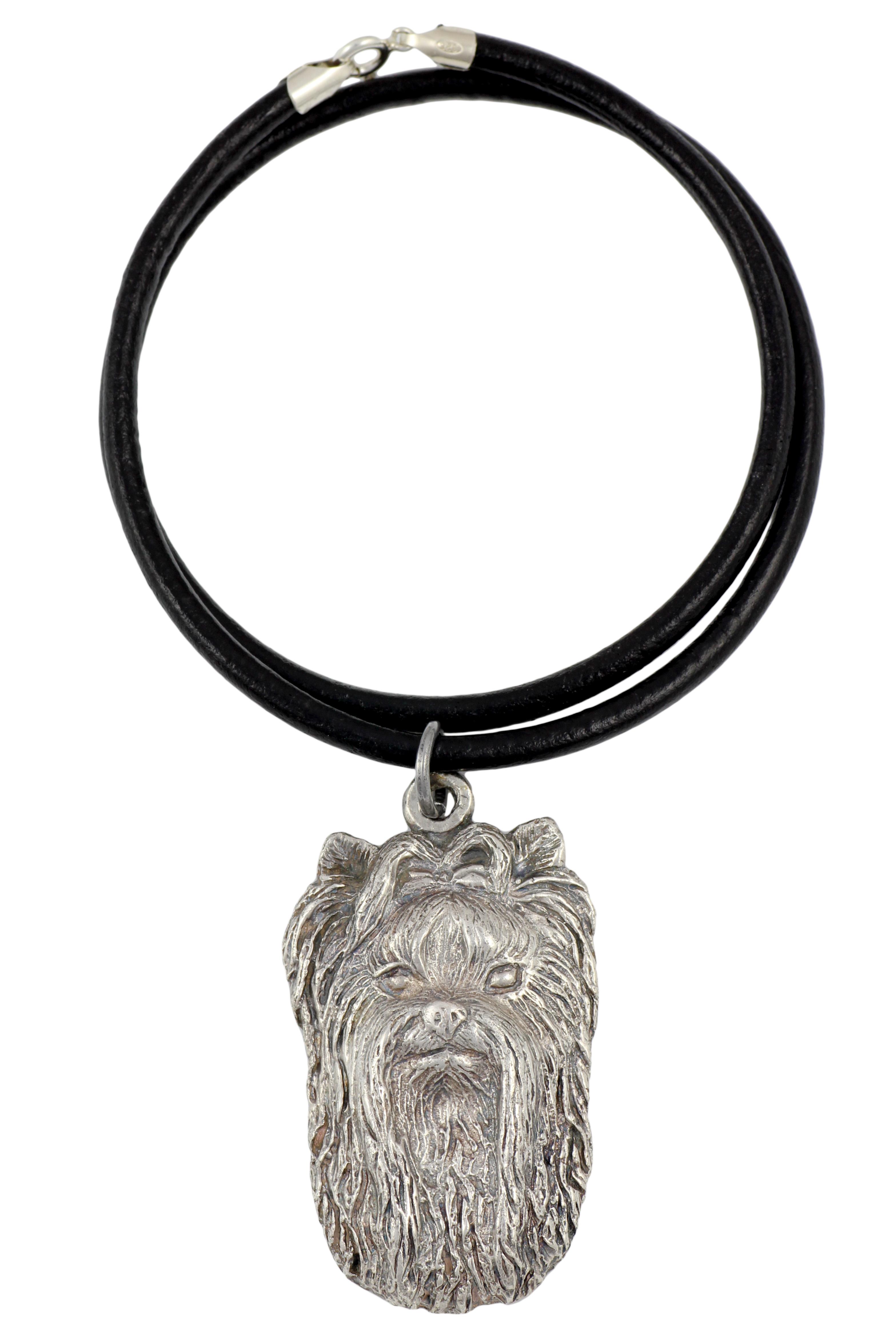 Yorkshire Terrier, Yorkie II - Necklace with dog, silver-plated pendant for dog fan, unique jewelry by Art-Dog brand срібний
Yorkshire Terrier, Yorkie II - Necklace with dog, silver-plated pendant for dog fan, unique jewelry by Art-Dog brand срібний