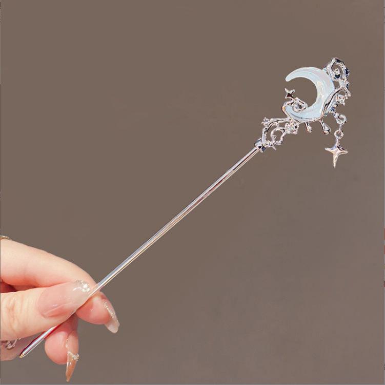 Moonstone Star Hairpin: Elegant Chinese-Style Hanfu & Qipao Accessory for Women
Moonstone Star Hairpin: Elegant Chinese-Style Hanfu & Qipao Accessory for Women