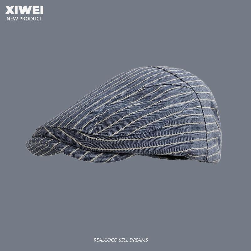 Korean black and white striped forward hat women s spring and summer literary and retro beret British casual reverse newsboy cap M (56-58cm) темно-синий
Korean black and white striped forward hat women s spring and summer literary and retro beret British casual reverse newsboy cap M (56-58cm) темно-синий