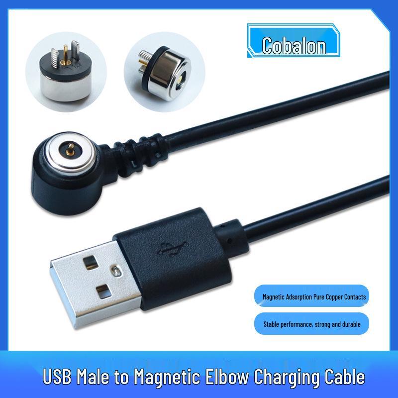 USB Male to Angled Magnetic L-Shape 2-Core Charging Cable for Smart Rings, Bracelets & Watches (2A Charge) Female Socket
USB Male to Angled Magnetic L-Shape 2-Core Charging Cable for Smart Rings, Bracelets & Watches (2A Charge) Female Socket