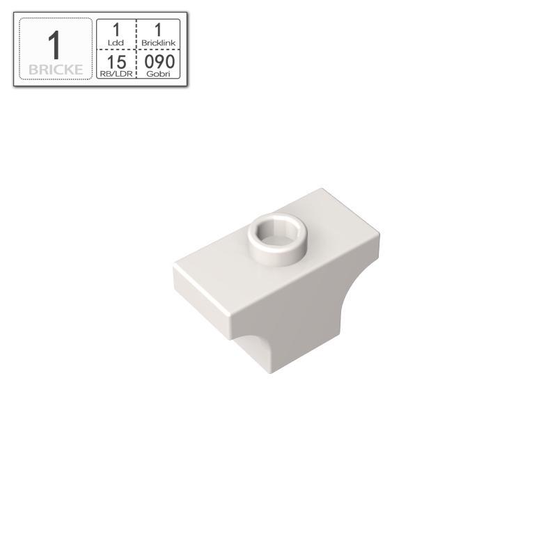 BRICKE 38583 Изогнутый угловой стеновой кирпич 1x2, Совместим с LEGO для MOC. 50g (~85 pcs) белый
BRICKE 38583 Изогнутый угловой стеновой кирпич 1x2, Совместим с LEGO для MOC. 50g (~85 pcs) белый